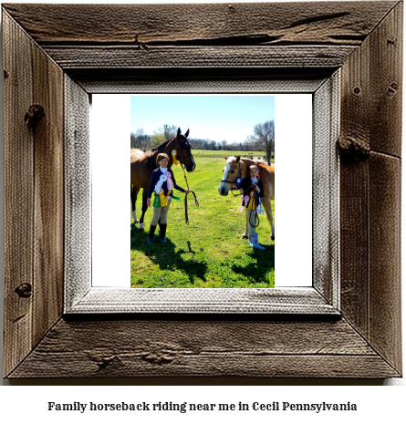 family horseback riding near me in Cecil, Pennsylvania